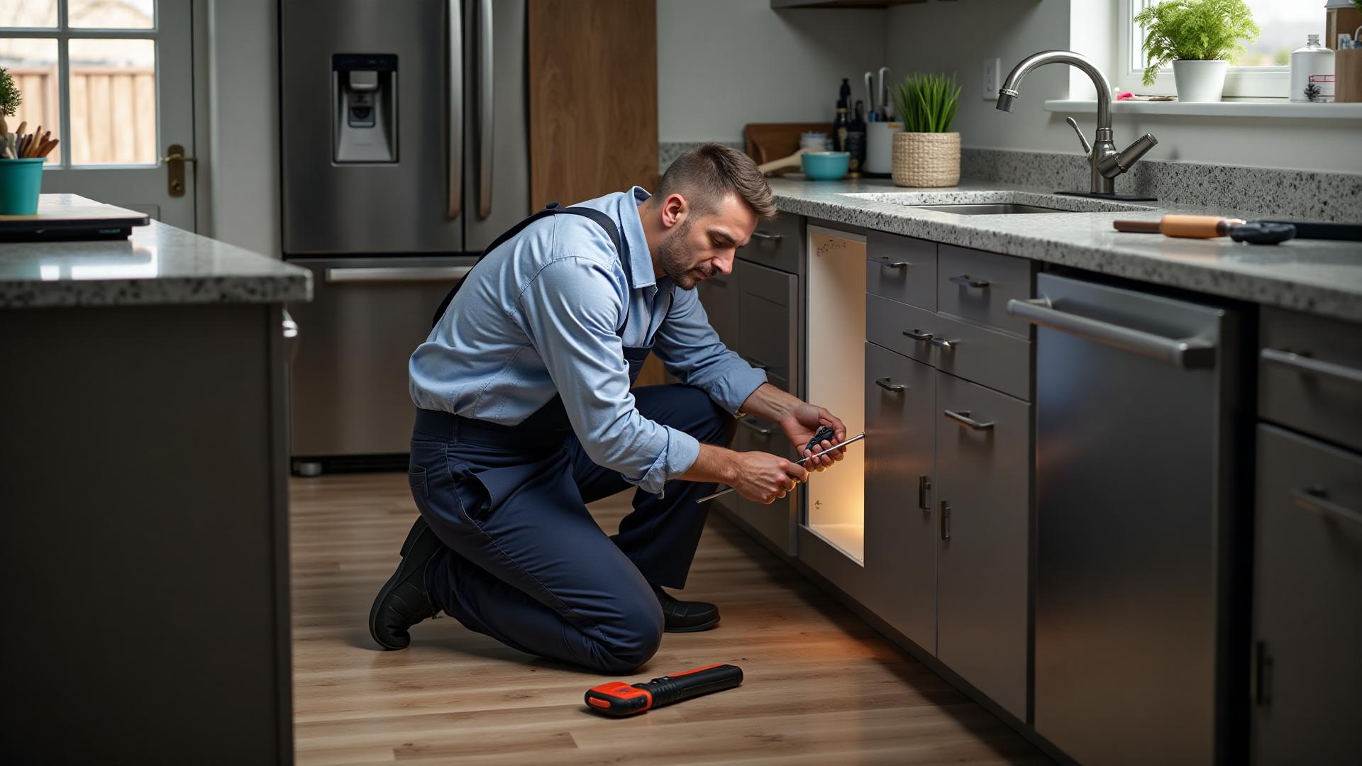 Professional plumber servicing a Western Mass home